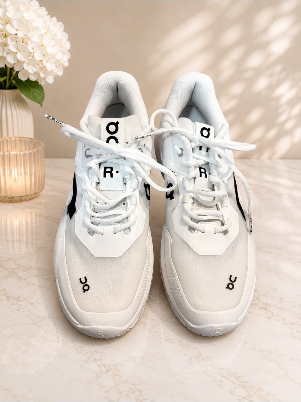 On Cloud Running THE ROGER Pro 2 Clay Men’s White and Black Sneakers Size 10 New - Picture 9 of 10